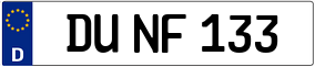 Truck License Plate